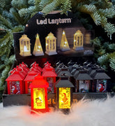 Felinare LED decorative Crăciun – set 24 buc